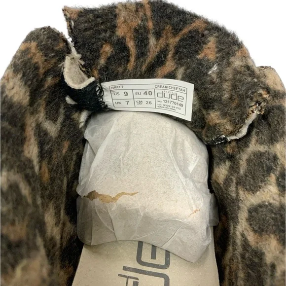 Hey Dude Women's 🌸Britt🌸 Cream Cheetah Casual Shoes - SZ (9) - Picture 9 of 14